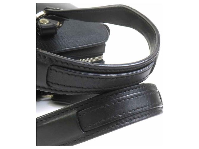 Bulgari Bvlgari Handtasche aus schwarzem Leder - Ansicht 14