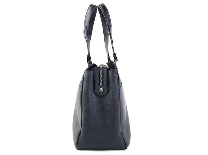 Bulgari Bvlgari Handtasche aus schwarzem Leder - Ansicht 2