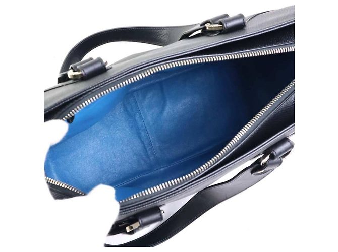 Bulgari Bvlgari Handtasche aus schwarzem Leder - Ansicht 5