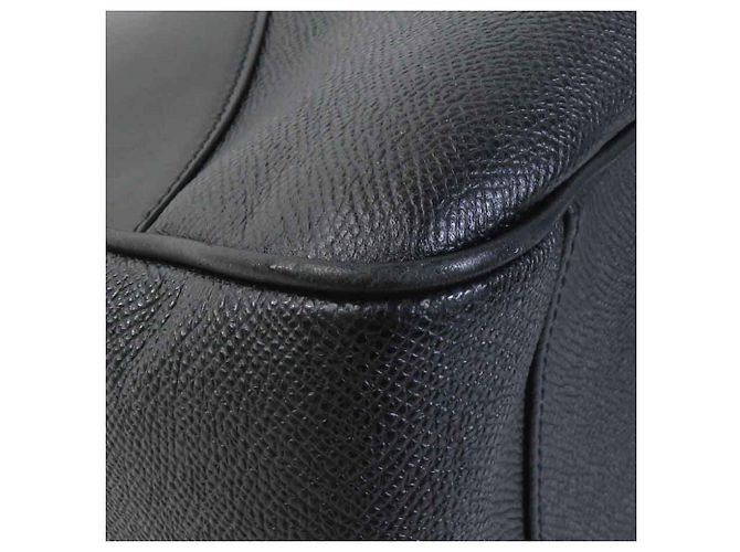 Bulgari Bvlgari Handtasche aus schwarzem Leder - Ansicht 6
