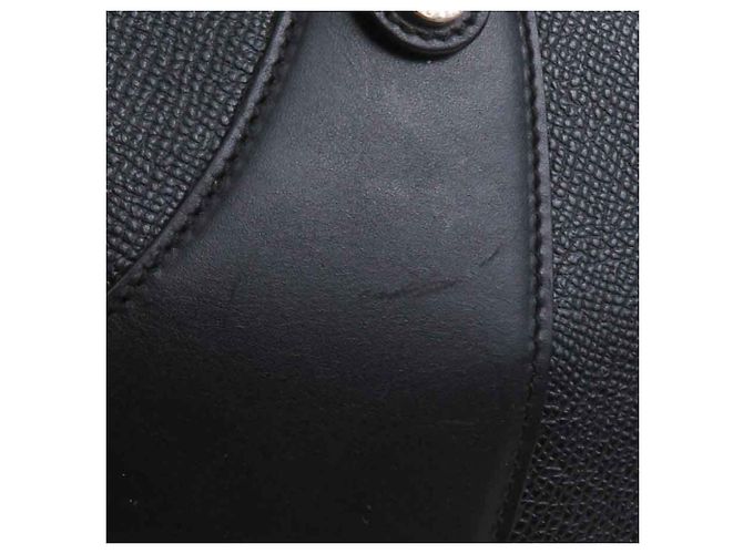 Bulgari Bvlgari Handtasche aus schwarzem Leder - Ansicht 8