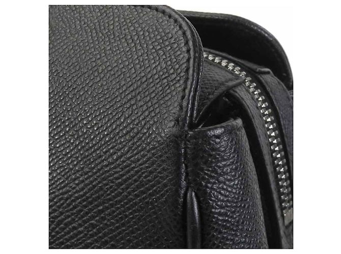 Bulgari Bvlgari Handtasche aus schwarzem Leder - Ansicht 9