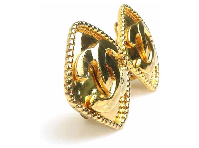 Orecchini a clip Chanel Gold - vista 2