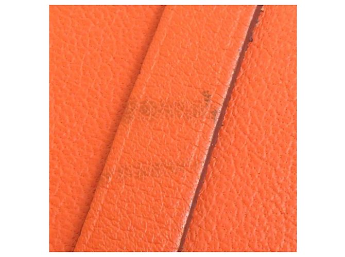 Hermès Charm per borsa Hermes in pelle Swift Orange - vista 5