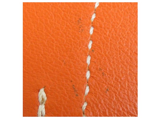 Hermès Charm per borsa Hermes in pelle Swift Orange - vista 6