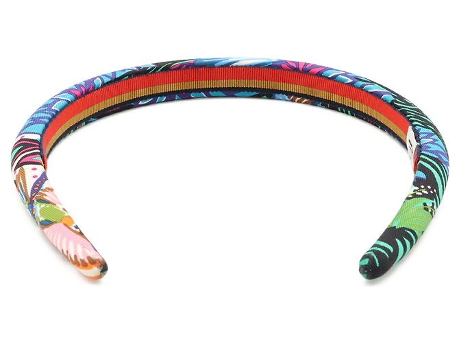 Hermès Diadema de seda Hermes Wild Singapore - vista 5