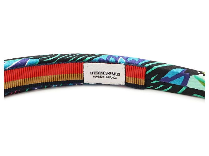 Hermès Diadema de seda Hermes Wild Singapore - vista 7