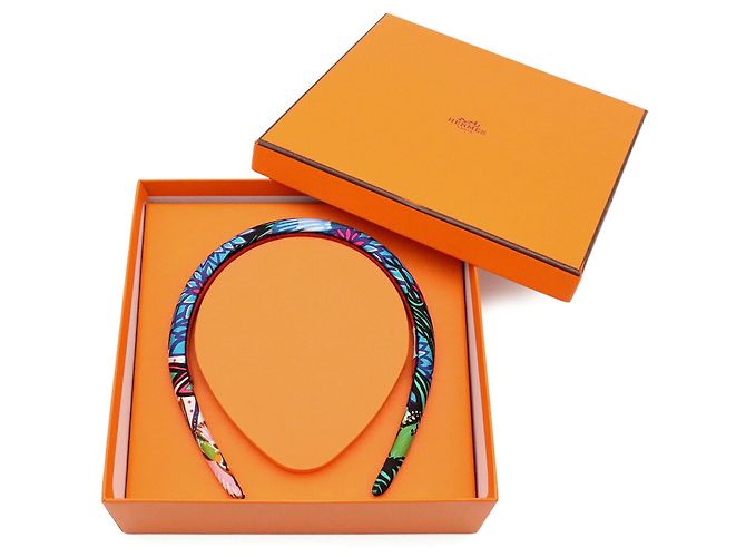 Hermès Diadema de seda Hermes Wild Singapore - vista 8