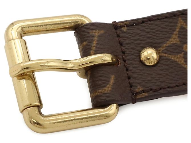 Cintura Louis Vuitton Monogram Standard in Brown - vista 4