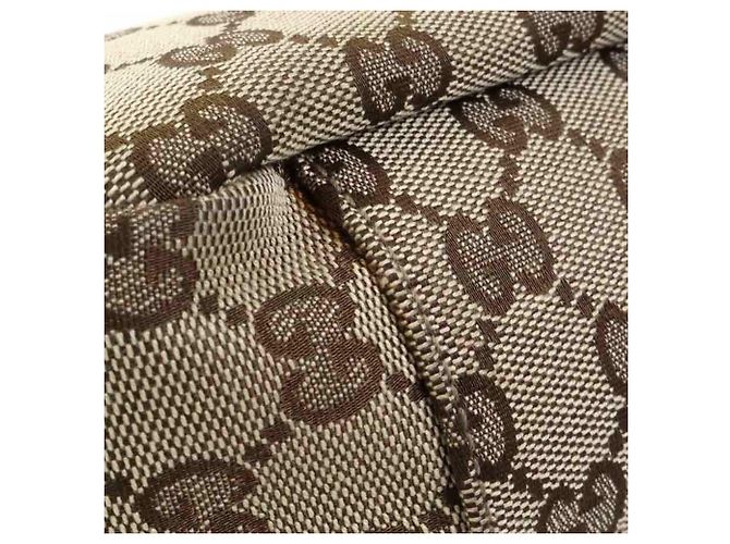 Bolsa de Ombro Gucci em Lona GG e Couro - vista 11