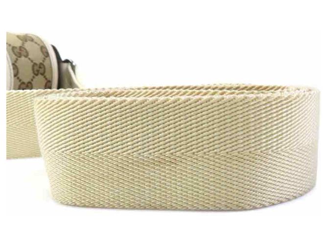 Bolsa de Ombro Gucci em Lona GG e Couro - vista 14