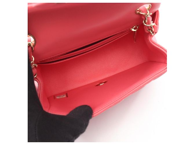 Bolso de hombro Chanel Mini Matelassé Rosa - vista 3