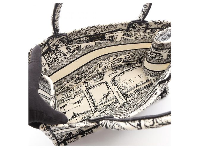 Borsa Christian Dior Book Tote Medium Plan de Paris - vista 3