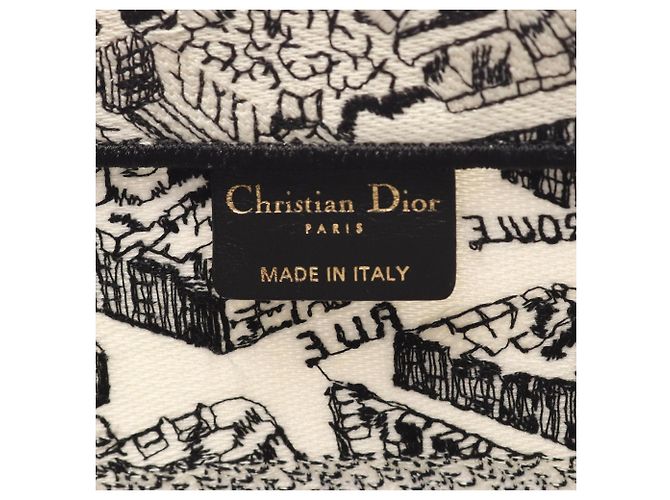 Borsa Christian Dior Book Tote Medium Plan de Paris - vista 4