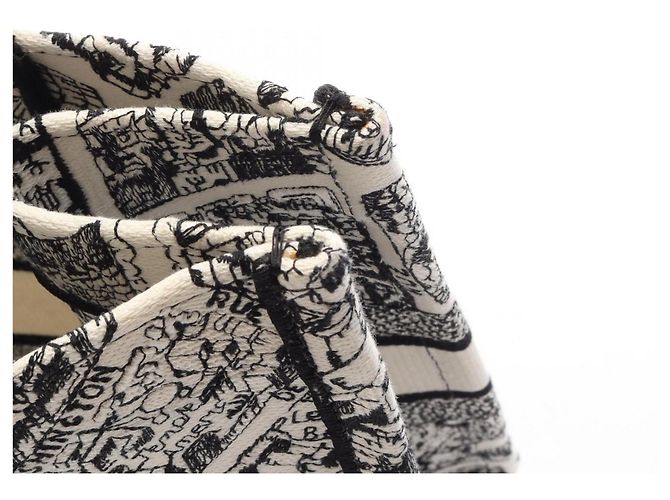 Borsa Christian Dior Book Tote Medium Plan de Paris - vista 5