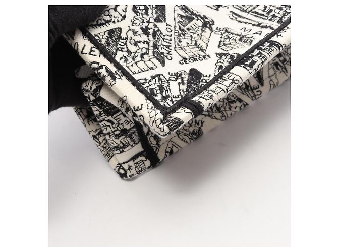 Borsa Christian Dior Book Tote Medium Plan de Paris - vista 6