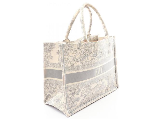 Borsa Christian Dior Dior Book Tote Medium in tela - vista 2