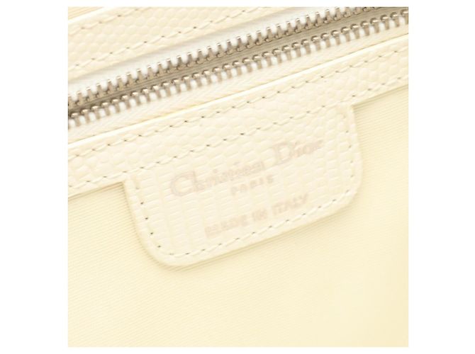 Saco Tote Christian Dior em couro branco - vista 4