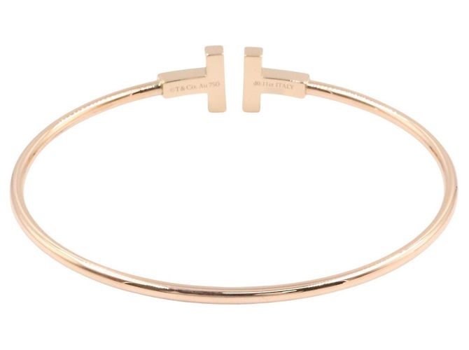 Autre Marque Tiffany & Co. T-Wire Diamond Shell Bangle - view 2