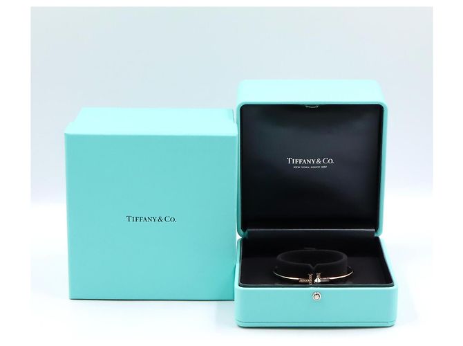 Autre Marque Tiffany & Co. T-Wire Diamond Shell Bangle - view 6
