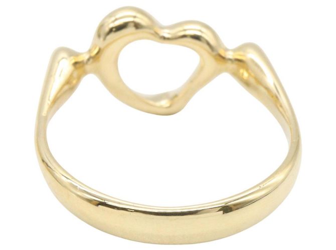 Autre Marque Anello Tiffany & Co. Elsa Peretti Open Heart in oro giallo 18K - vista 3