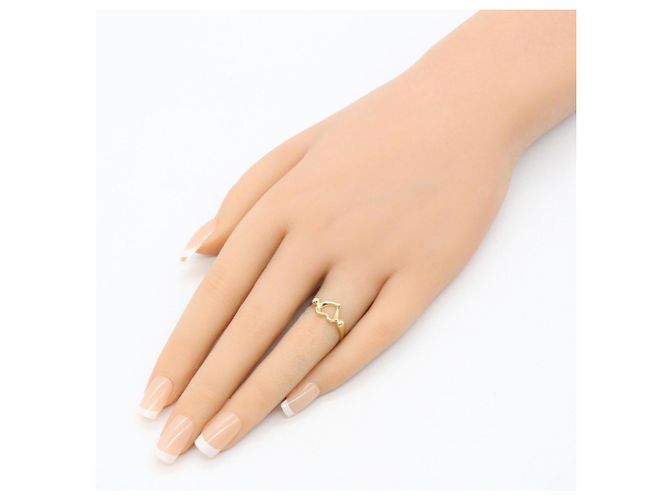 Autre Marque Anello Tiffany & Co. Elsa Peretti Open Heart in oro giallo 18K - vista 7
