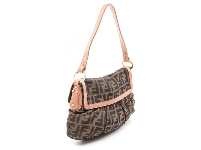 Fendi Chef Bag Zucca Shoulder Handbag - view 2