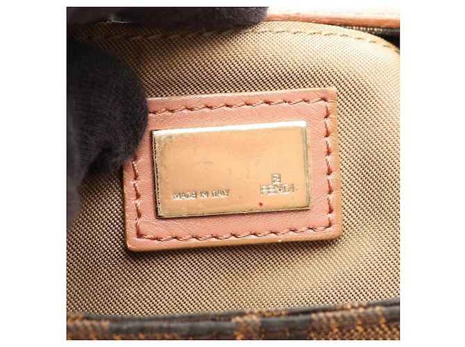 Fendi Chef Bag Zucca Shoulder Handbag - view 4