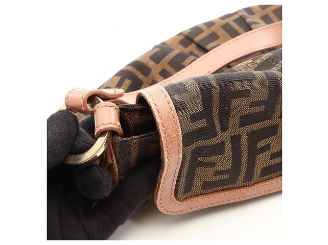Fendi Chef Bag Zucca Shoulder Handbag - view 6