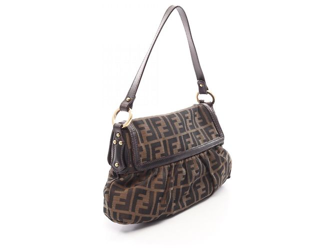 Bolsa de Ombro Fendi Zucca - vista 2
