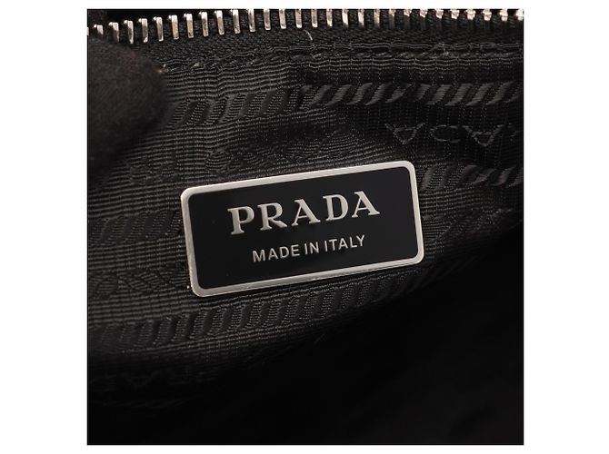 Prada Terry Lettering Logo Tote Bag - view 4