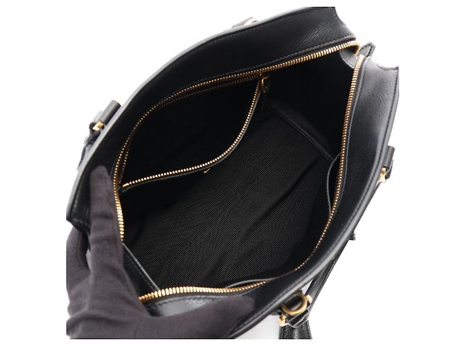 Bolso de mano 2-Way de piel negra Prada - vista 3