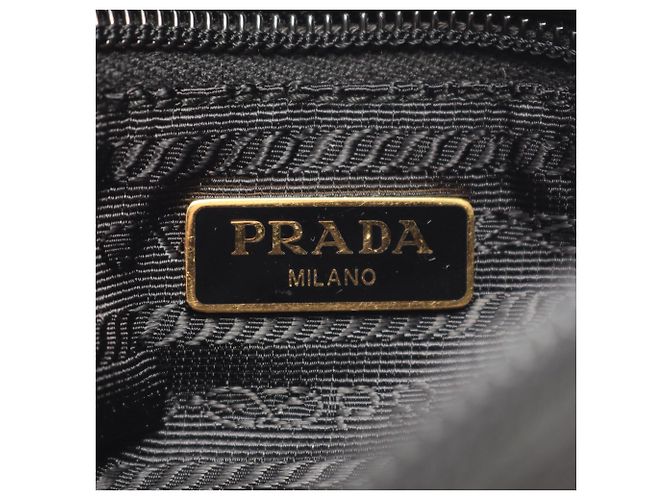 Saffiano Prada Handtasche/Etui Schwarz - Ansicht 4