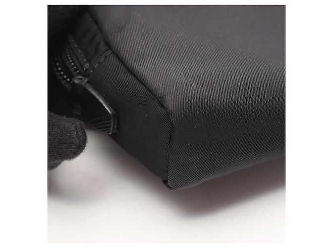 Saffiano Prada Handtasche/Etui Schwarz - Ansicht 5