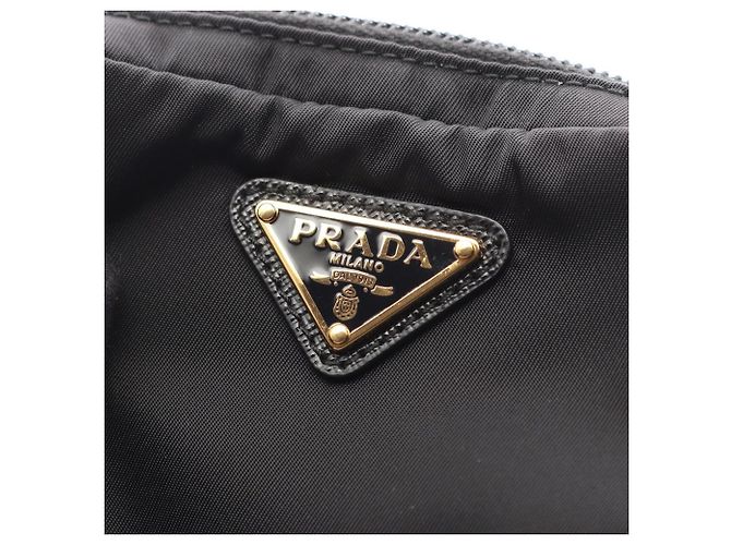Saffiano Prada Handtasche/Etui Schwarz - Ansicht 7
