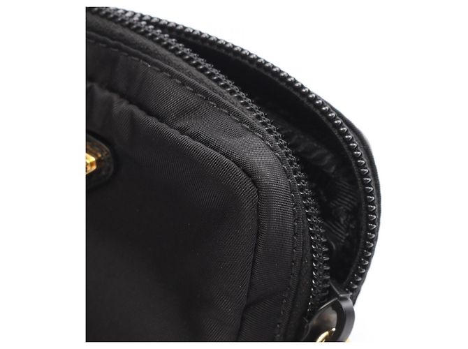 Saffiano Prada Handtasche/Etui Schwarz - Ansicht 8