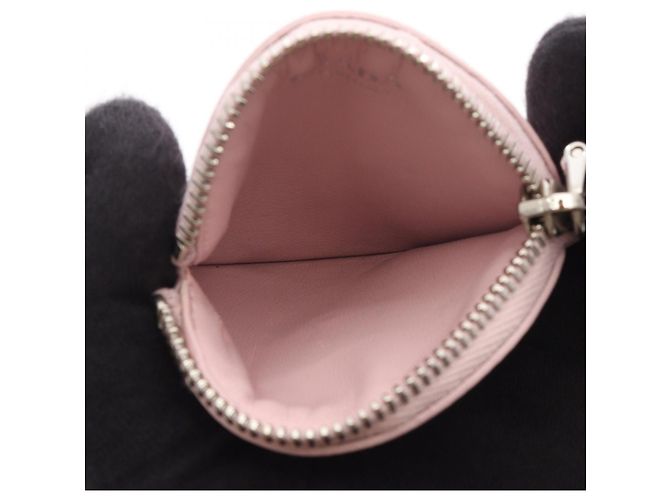 Prada Pink Saffiano Leather Coin Purse - view 3
