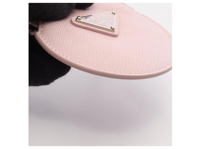 Prada Pink Saffiano Leather Coin Purse - view 7