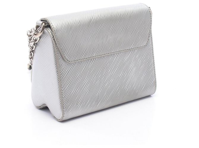 Bolso de hombro Louis Vuitton Twist PM Epi Argent - vista 2