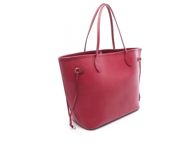 Borsa Tote Louis Vuitton Neverfull MM Epi Fuchsia - vista 2
