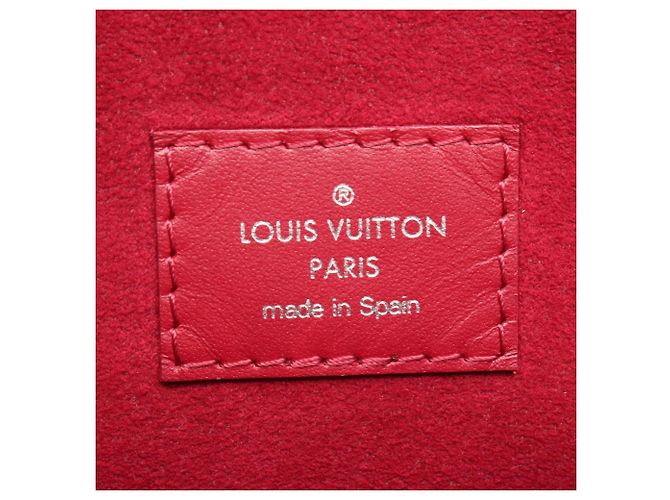 Borsa Tote Louis Vuitton Neverfull MM Epi Fuchsia - vista 4