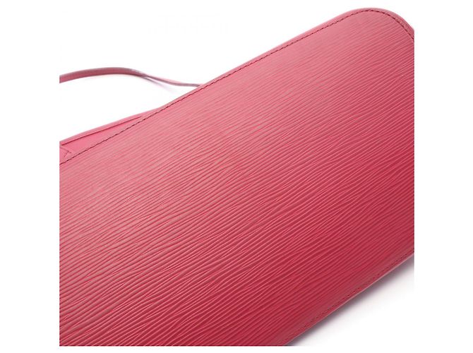 Borsa Tote Louis Vuitton Neverfull MM Epi Fuchsia - vista 8