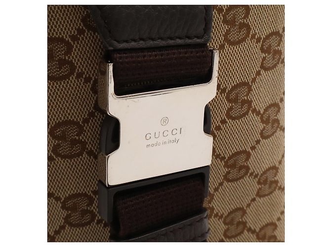 Borsa a tracolla Gucci GG Canvas Marrone Beige - vista 6