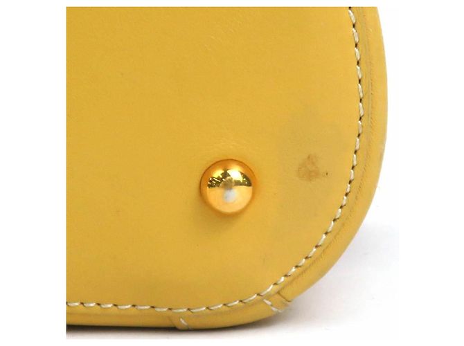 Mochila Loewe de piel amarilla - vista 12