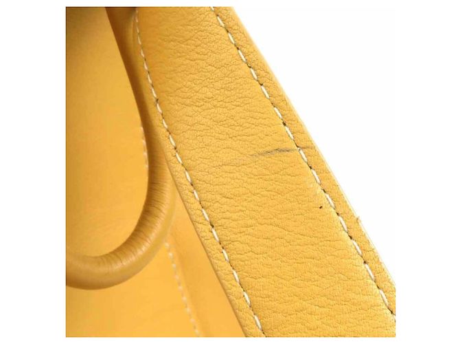 Mochila Loewe de piel amarilla - vista 15