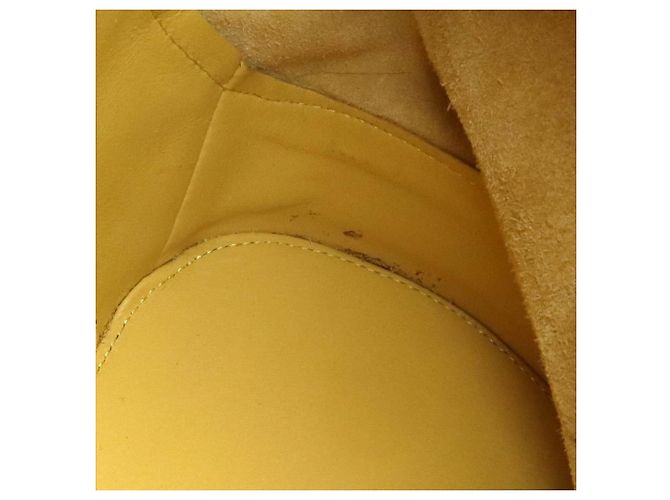 Mochila Loewe de piel amarilla - vista 8
