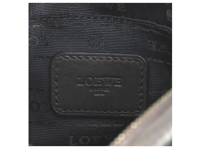 Borsa a tracolla Loewe in pelle marrone - vista 12