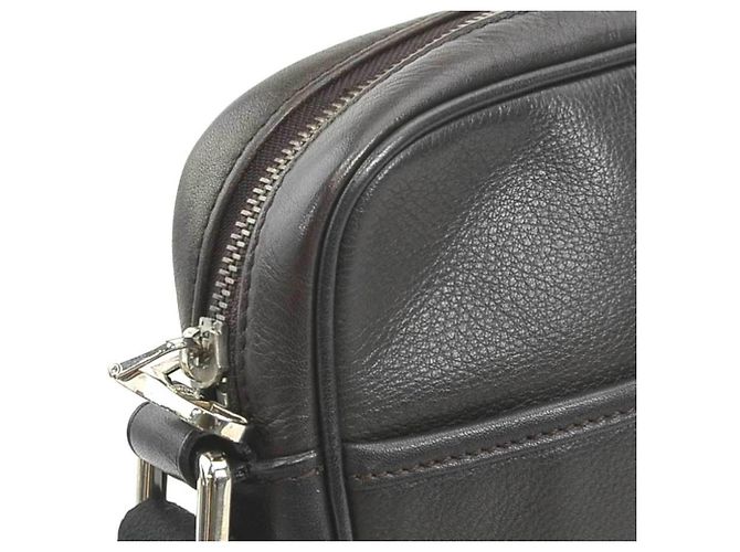 Borsa a tracolla Loewe in pelle marrone - vista 6