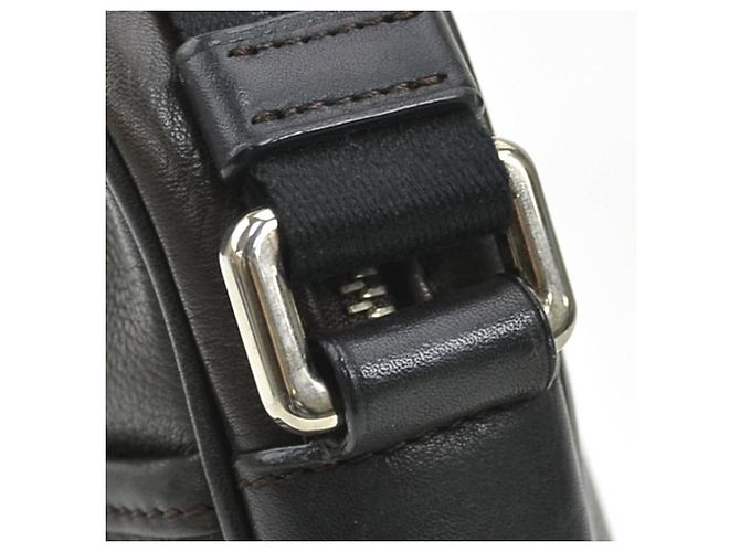 Borsa a tracolla Loewe in pelle marrone - vista 9