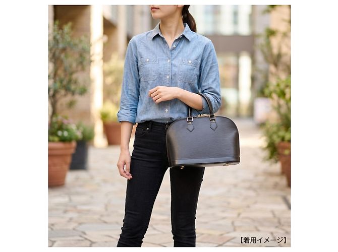 Sac à main Louis Vuitton Alma PM Epi - vue 9